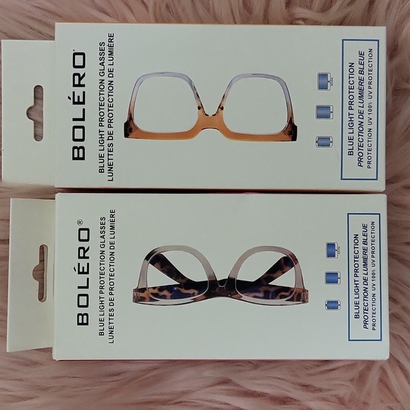 Brand New BOLERO BLUE LIGHT PROTECTION GLASSES-2CT. - Picture 1 of 4